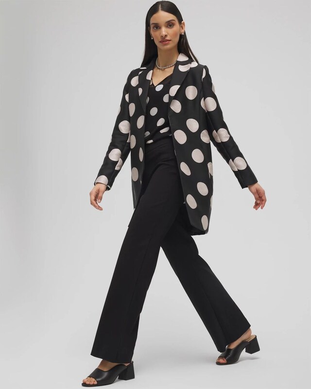 Polka Dot Jacquard Topper - image 2